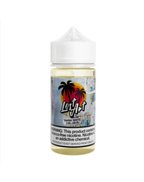 Slotter White Tobacco Free Nicotine E-liquid by Lost Art