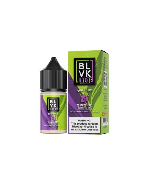 Aloe Grape Tobacco Free Nicotine Salt Juice by BLVK Aloe Salt Series