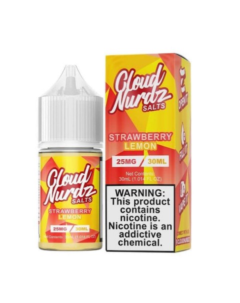 Strawberry Lemon by Cloud Nurdz Nicotine Salt eJuice