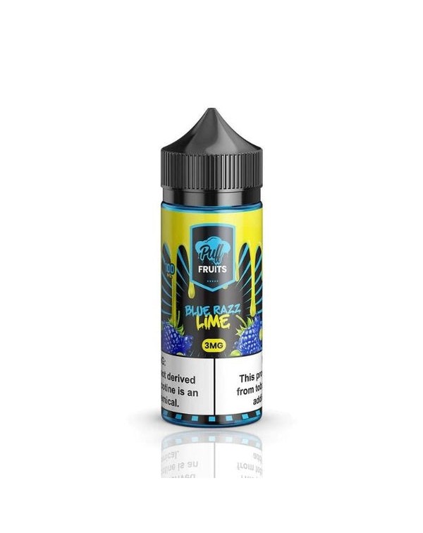 Blue Razz Lime Synthetic Nicotine Vape Juice by Pu...