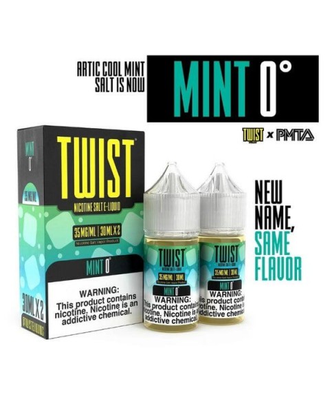 Mint 0° (Arctic Cool Mint) Nicotine Salt by Twist E-Liquids