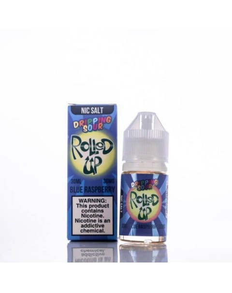 Rolled Up Blueberry Nicotine Salt by Dripping Sour Nicotine Salt E-Liquid