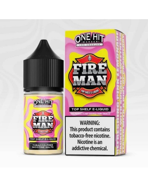 Fire Man Tobacco Free Nicotine Salt Juice by One Hit Wonder