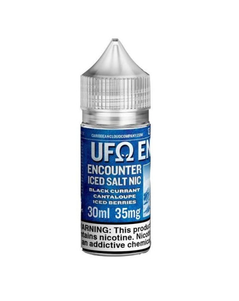 UFOhm Encounter Ice by Caribbean Cloud Company Nicotine Salt eJuice