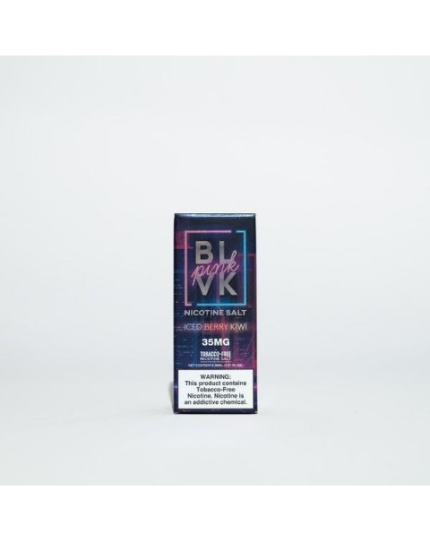 Iced Berry Kiwi Tobacco Free Nicotine Salt Juice by BLVK Pink