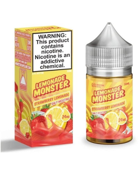 Strawberry Lemonade Nicotine Salt Juice by Lemonade Monster