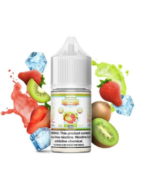 Strawberry Kiwi Freeze Tobacco Free Nicotine Salt Juice by Pod Juice