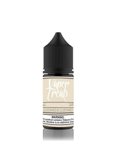 Cookies & Custard Tobacco Free Nicotine Salt Juice by Vaper Treats