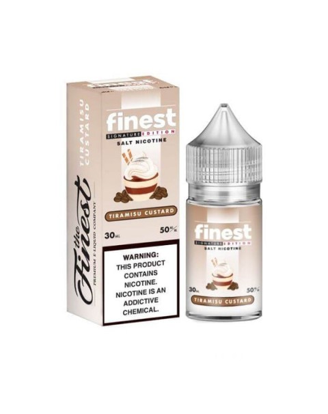 Tiramisu Custard by The Finest Salt Nic Series E-Liquid