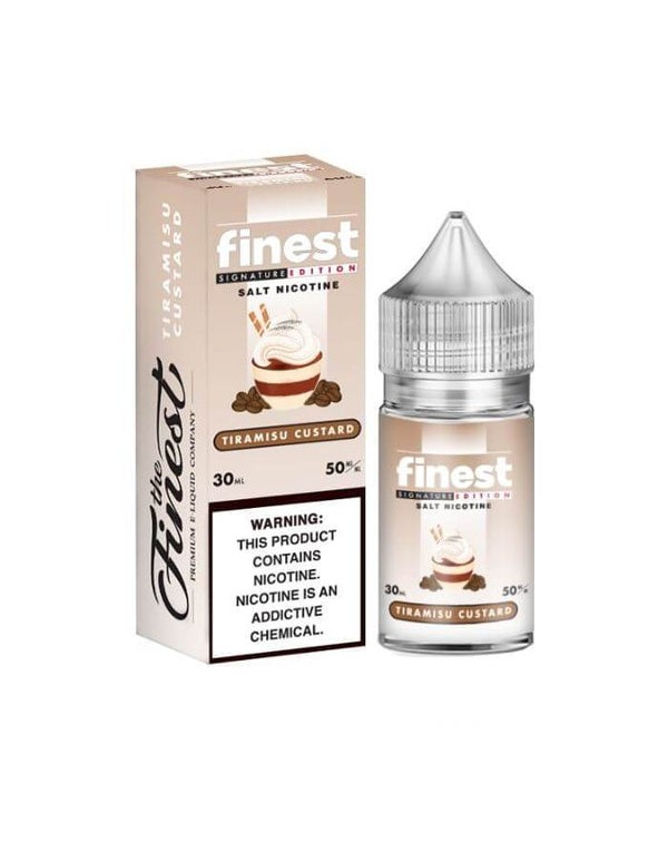 Tiramisu Custard by The Finest Salt Nic Series E-L...