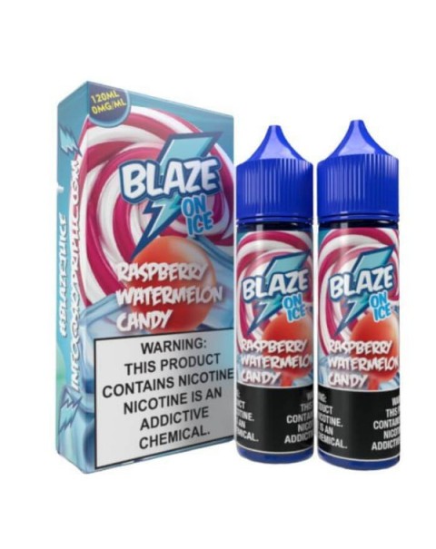 Raspberry Watermelon Candy On Ice by Blaze On Ice E-Liquid