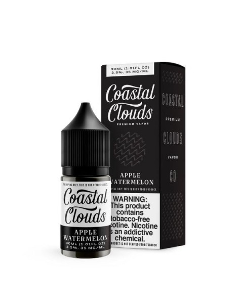 Apple Watermelon Tobacco Free Nicotine Salt Juice by Coastal Clouds