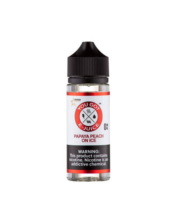 Papaya Peach On Ice Synthetic Nicotine Vape Juice ...