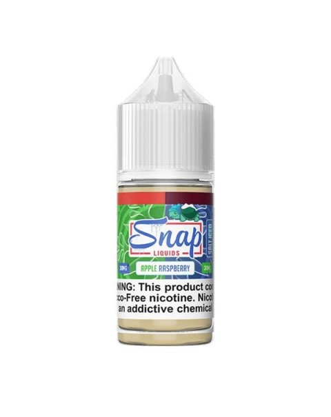 Apple Raspberry Iced Tobacco Free Nicotine Salt Juice by Snap Liquids