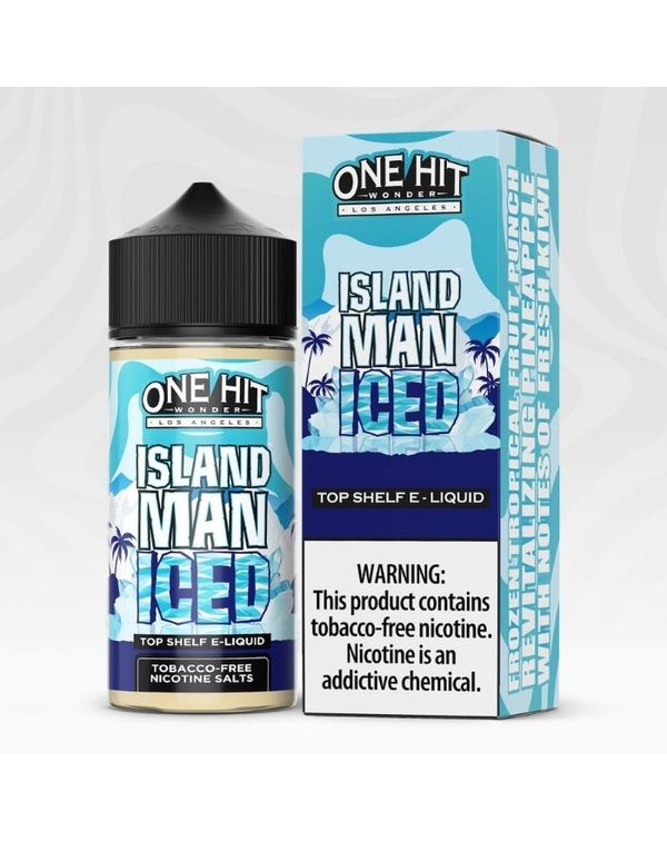 Island Man Iced Tobacco Free Nicotine Vape Juice b...