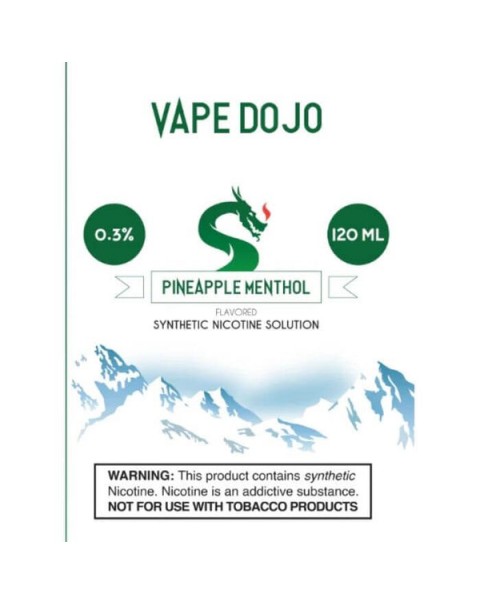 Pineapple Menthol Tobacco Free Nicotine Vape Juice by Vape Dojo