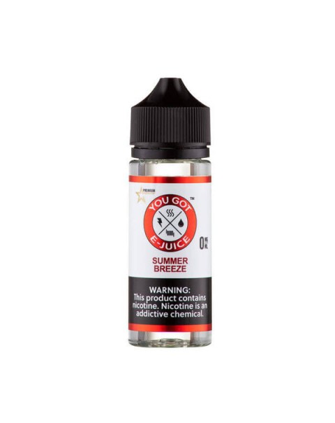 Summer Breeze Synthetic Nicotine Vape Juice by You Got E-Juice