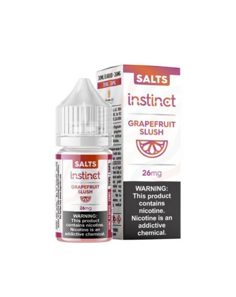 Instinct Grapefruit Slush Tobacco Free Nicotine Salt Juice by VR (VapeRite) Labs Premium