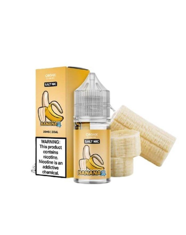 Banana Ice by Orgnx Nicotine Salt E-Liquid