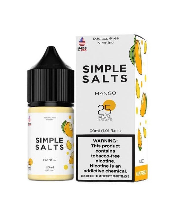 Mango Tobacco Free Nicotine Salt Juice by Simple S...