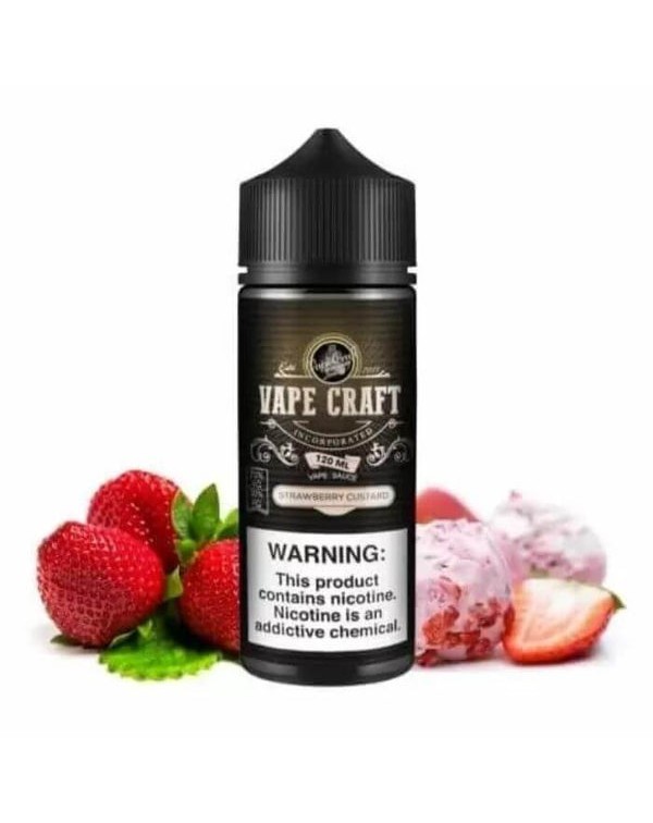 Strawberry Custard Vape Juice by Vape Craft