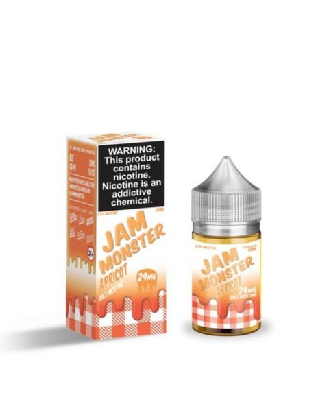 Apricot Tobacco Free Nicotine Salt Juice by Jam Monster