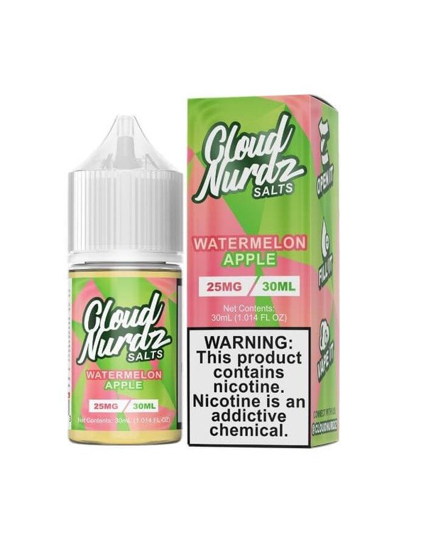 Watermelon Apple by Cloud Nurdz Nicotine Salt eJui...