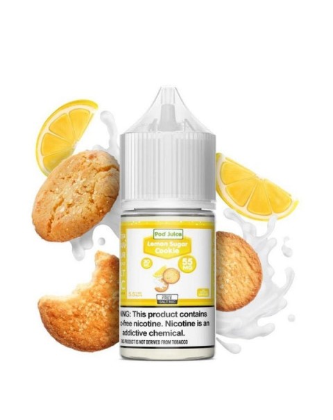 Lemon Sugar Cookie Tobacco Free Nicotine Salt Juice by Pod Juice