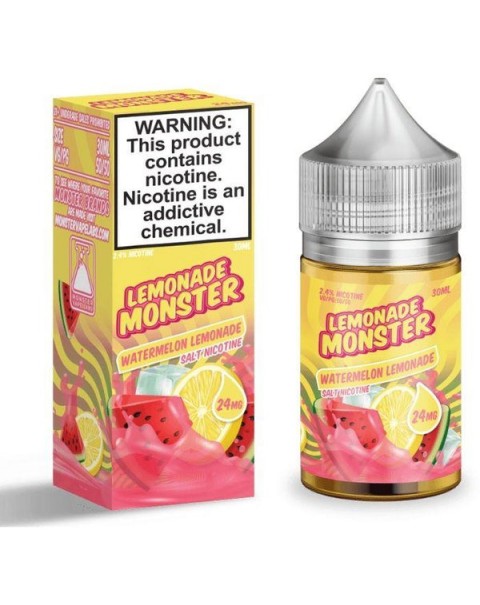 Watermelon Lemonade Nicotine Salt Juice by Lemonade Monster