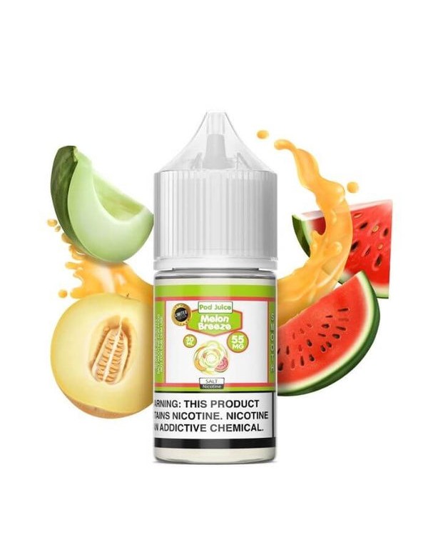 Melon Breeze by Pod Juice Nicotine Salt E-Liquid