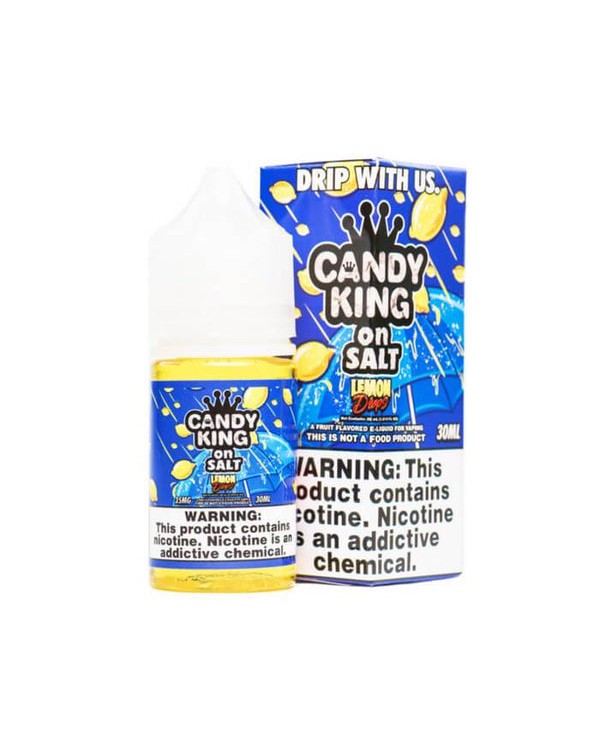 Lemon Drops Nicotine Salt by Candy King On Salt eJ...