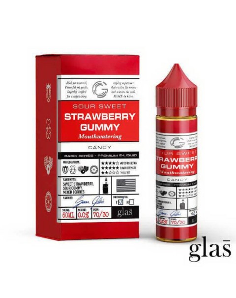 Strawberry Gummy Tobacco Free Nicotine Vape Juice by BSX Series (Former Glas Basix Series)