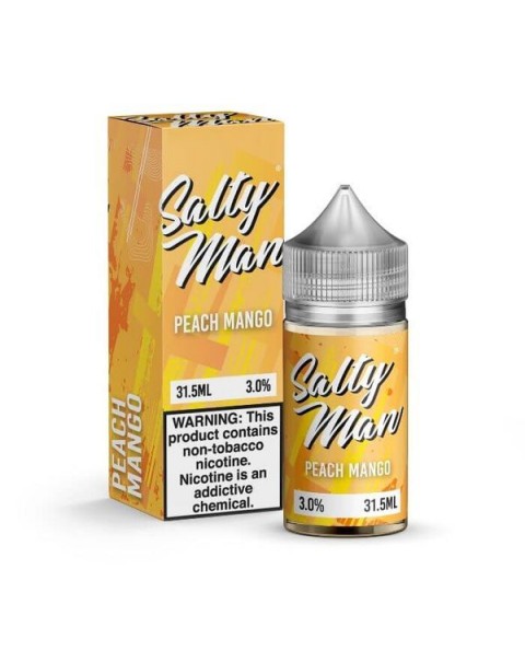 Peach Mango Tobacco Free Nicotine Salt Juice by Salty Man