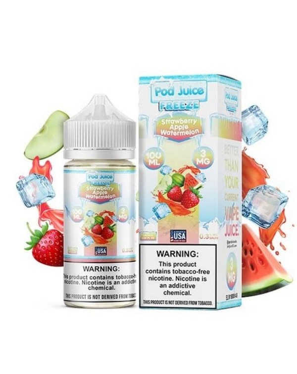 Strawberry Apple Watermelon Freeze Tobacco Free Ni...