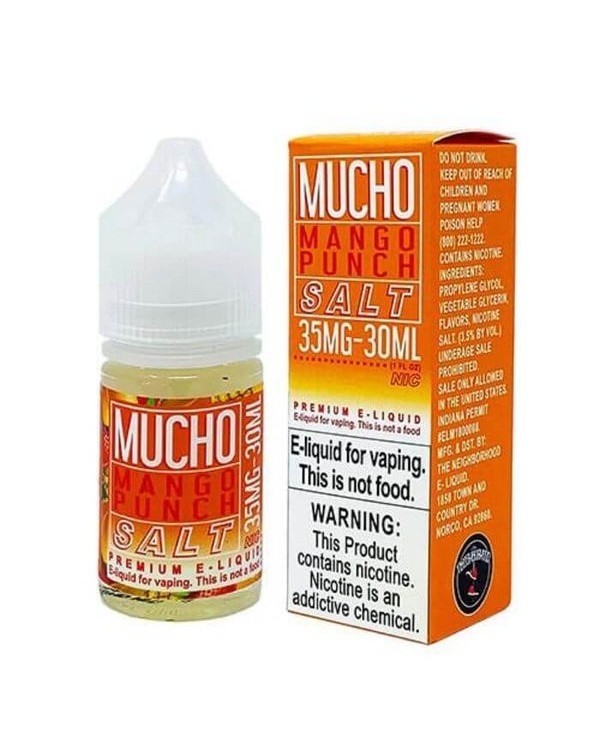 Mucho Mango Punch Nicotine Salt Mucho by The Neigh...