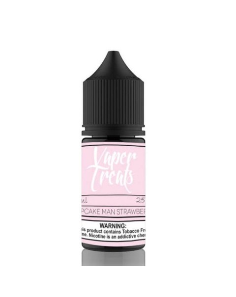 The Cupcake Man Strawberry Tobacco Free Nicotine Salt Juice by Vaper Treats