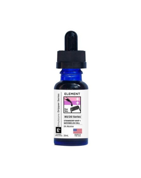 Emulsions Strawberry Whip + Watermelon Chill by Element Dripper E-Liquids