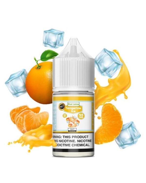 Tangerine Ice by Pod Juice Nicotine Salt E-Liquid