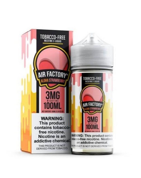 Aloha Strawberry Tobacco Free Nicotine E-liquid by Air Factory