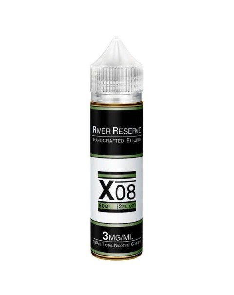 X-08 Tobacco Free Nicotine E-liquid by River Reserve