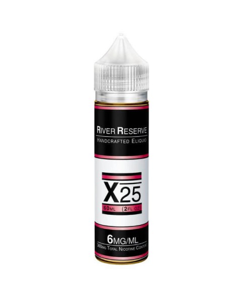 X-25 Tobacco Free Nicotine E-liquid by River Reserve