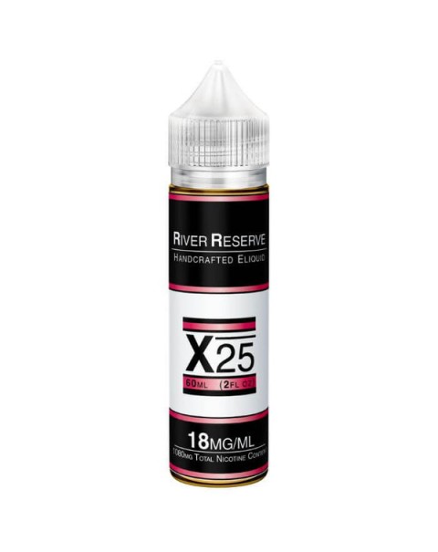 X-25 Tobacco Free Nicotine E-liquid by River Reserve