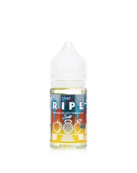 Peachy Mango Pineapple On Ice by The Ripe Collection Nicotine Salt by Vape 100 E-Liquid