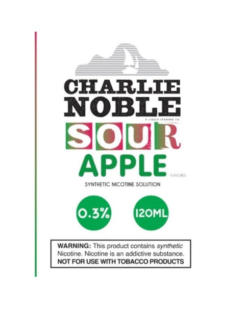 Sour Apple Tobacco Free Nicotine Vape Juice by Charlie Noble E-Liquid