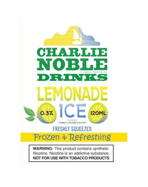 Lemonade Ice Tobacco Free Nicotine Vape Juice by Charlie Noble E-Liquid