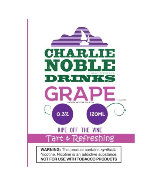 Sour Grape Tobacco Free Nicotine Vape Juice by Charlie Noble E-Liquid