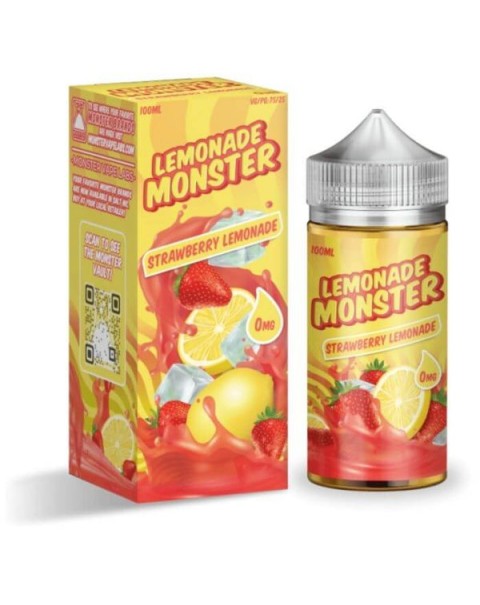 Strawberry Lemonade Vape Juice by Lemonade Monster