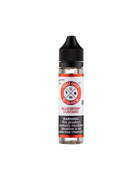 Blueberry Custard Synthetic Nicotine Vape Juice by You Got E-Juice