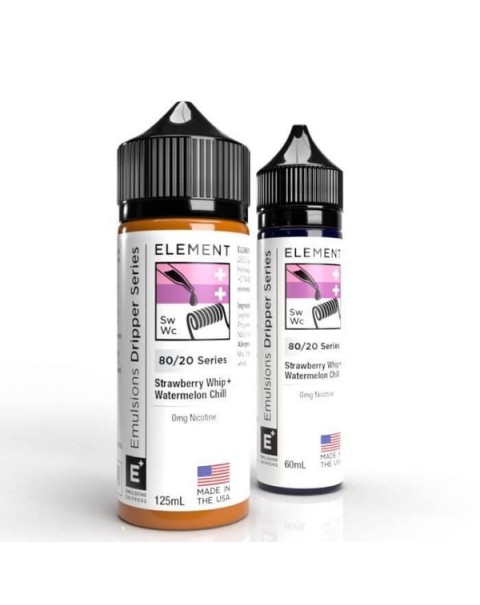 Emulsions Strawberry Whip + Watermelon Chill by Element E-Liquids