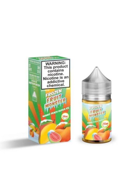 Mango Peach Guava Ice Tobacco Free Nicotine Salt Juice by Frozen Fruit Monster